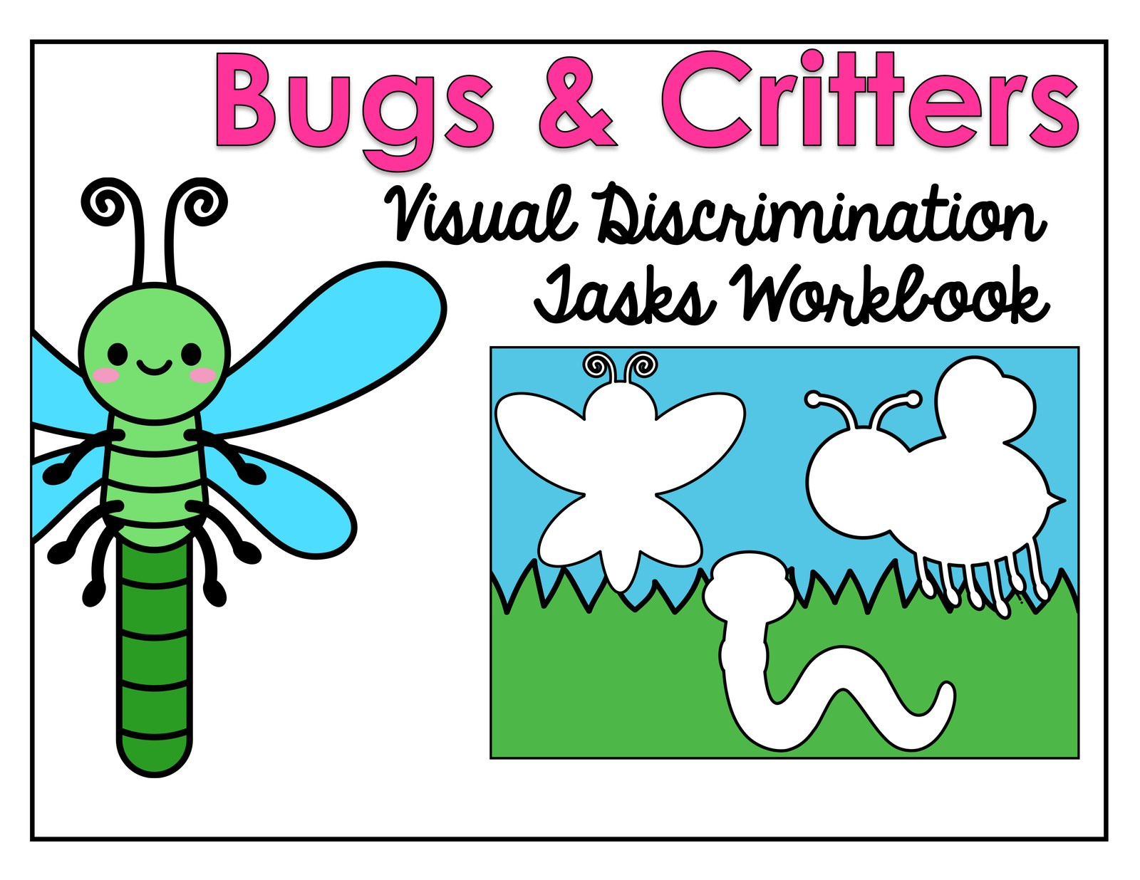 Bugs and Critters: Make a Match interactive adapted book