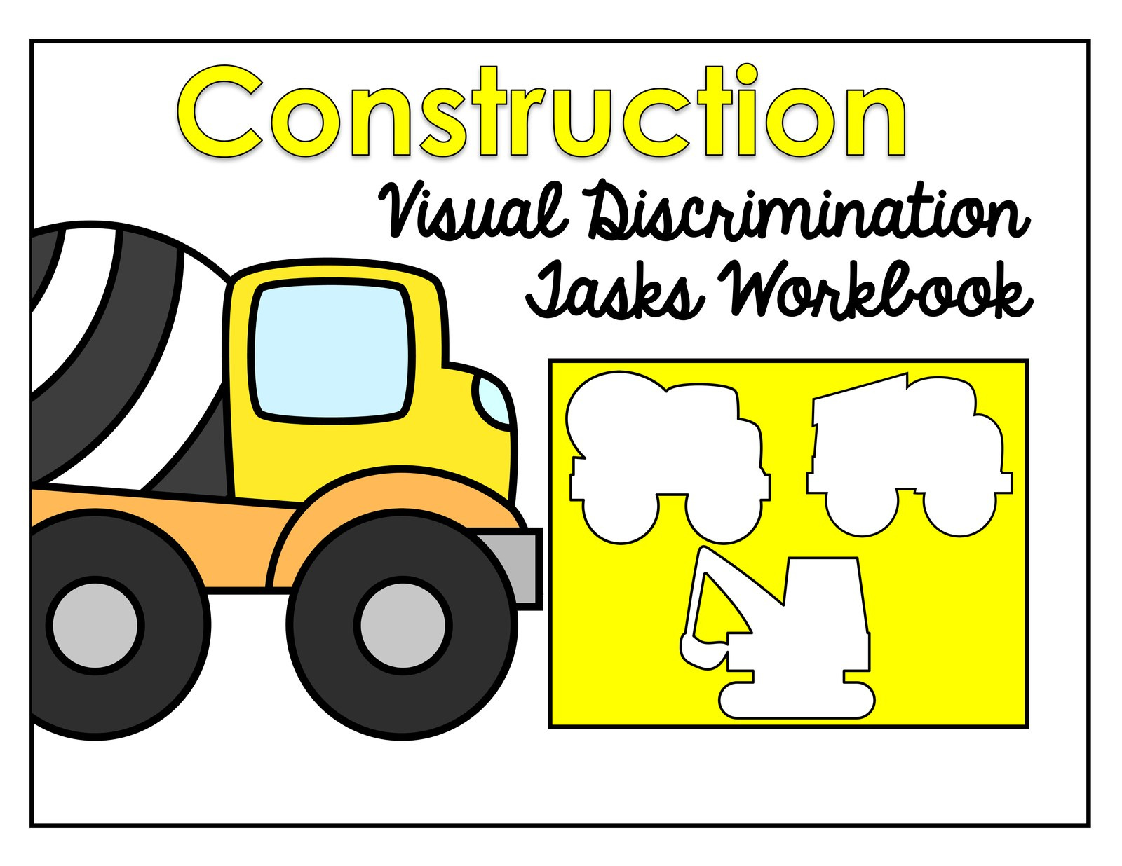 Construction: Make a Match interactive adapted book