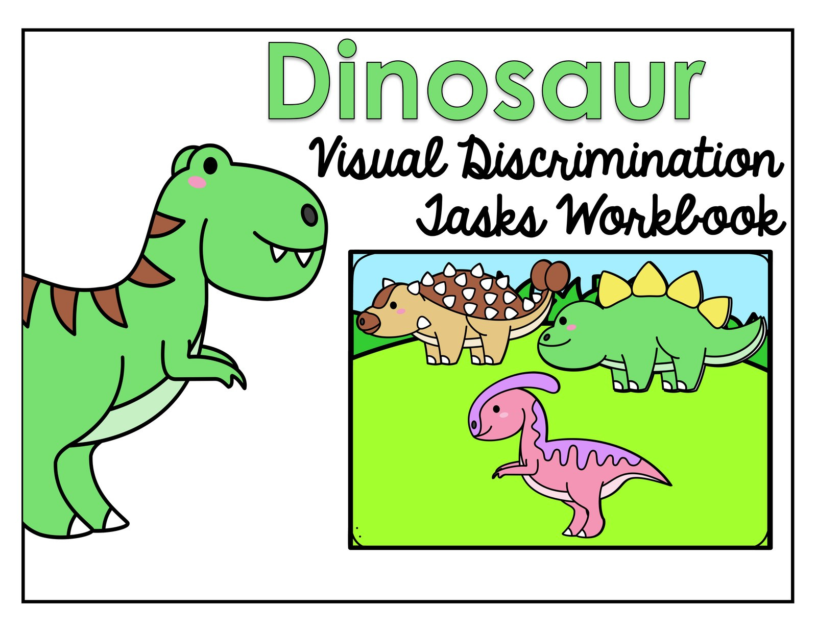 Dinosaurs: Make a Match interactive adapted book