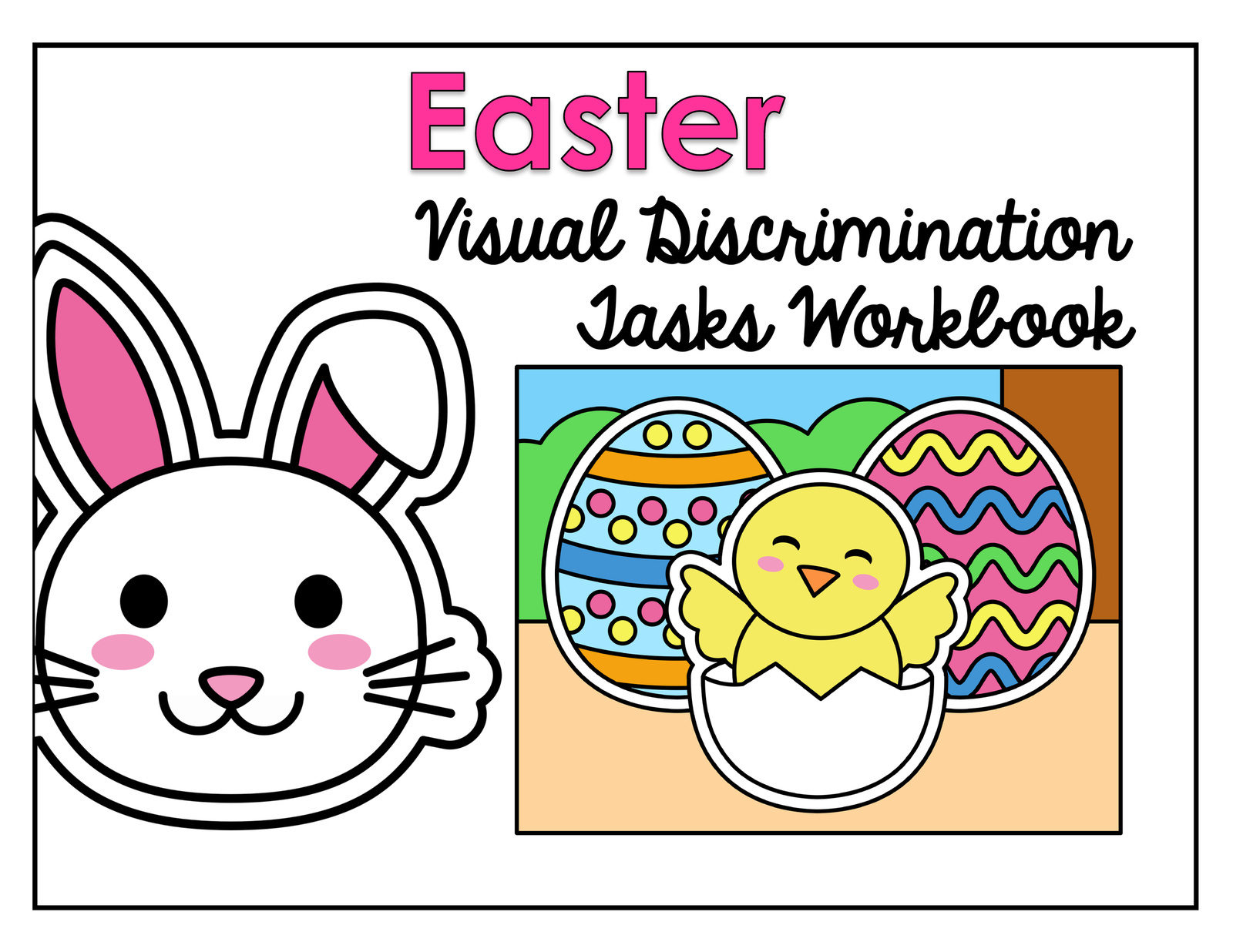 Easter I: Make a Match interactive adapted book