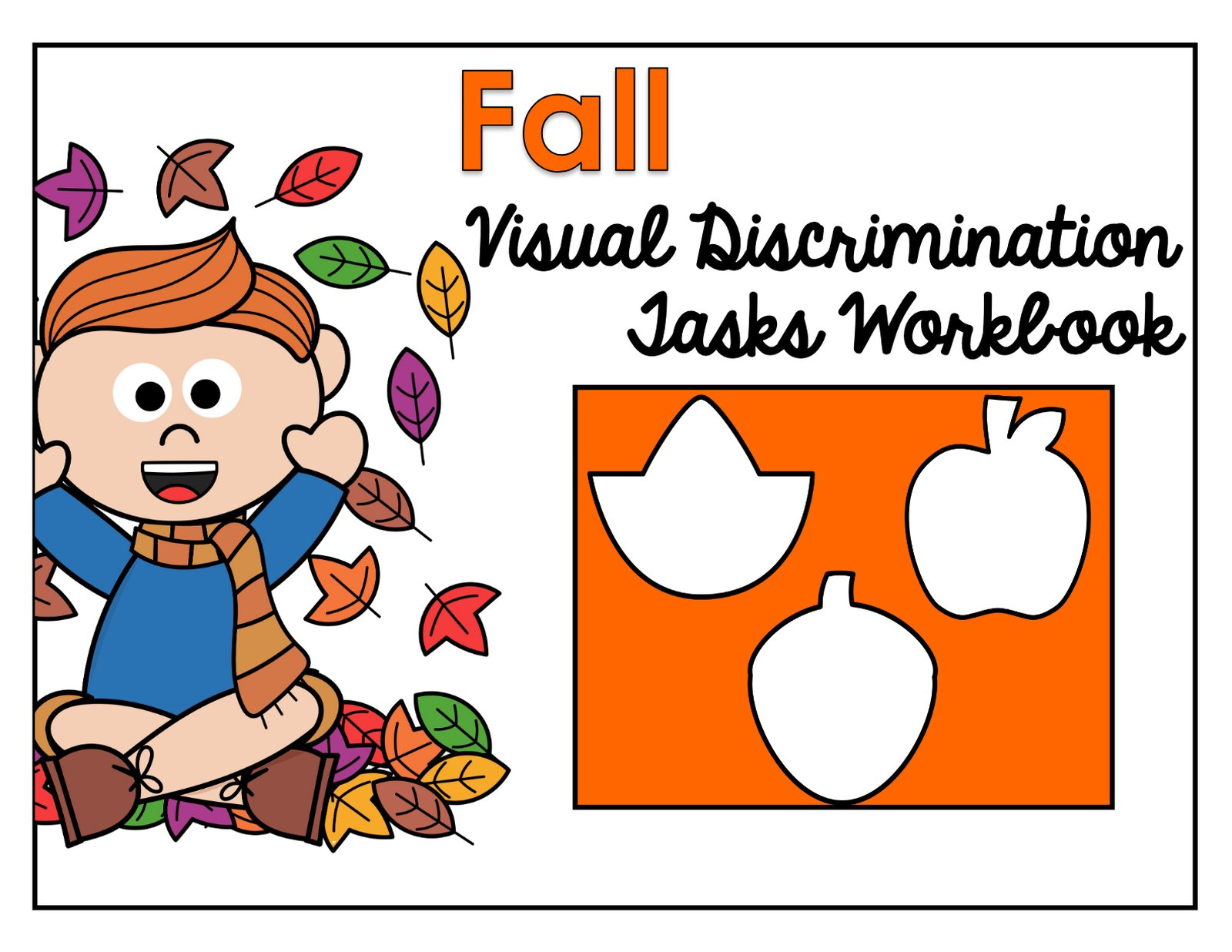Fall: Make a Match interactive adapted book