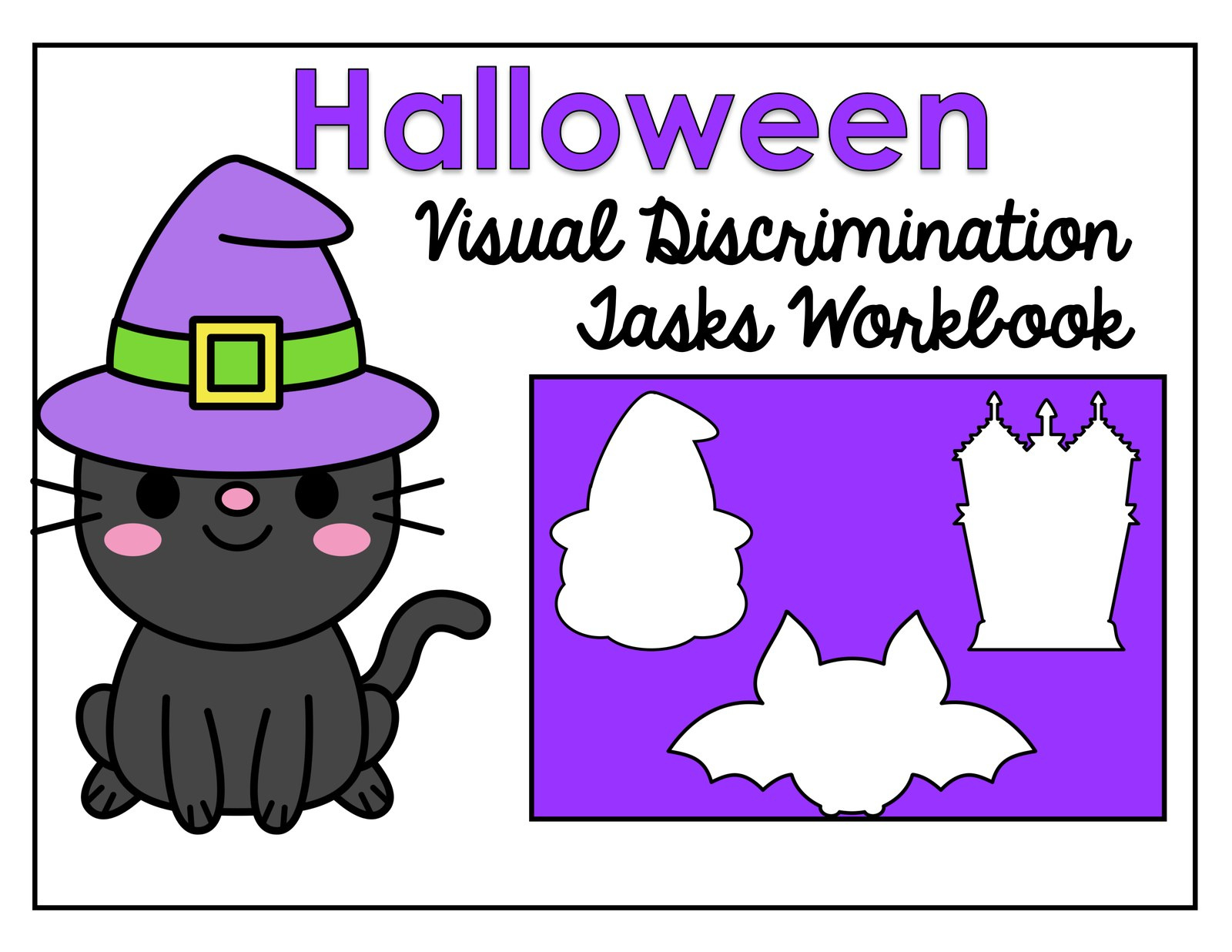 Halloween: Make a Match interactive adapted book