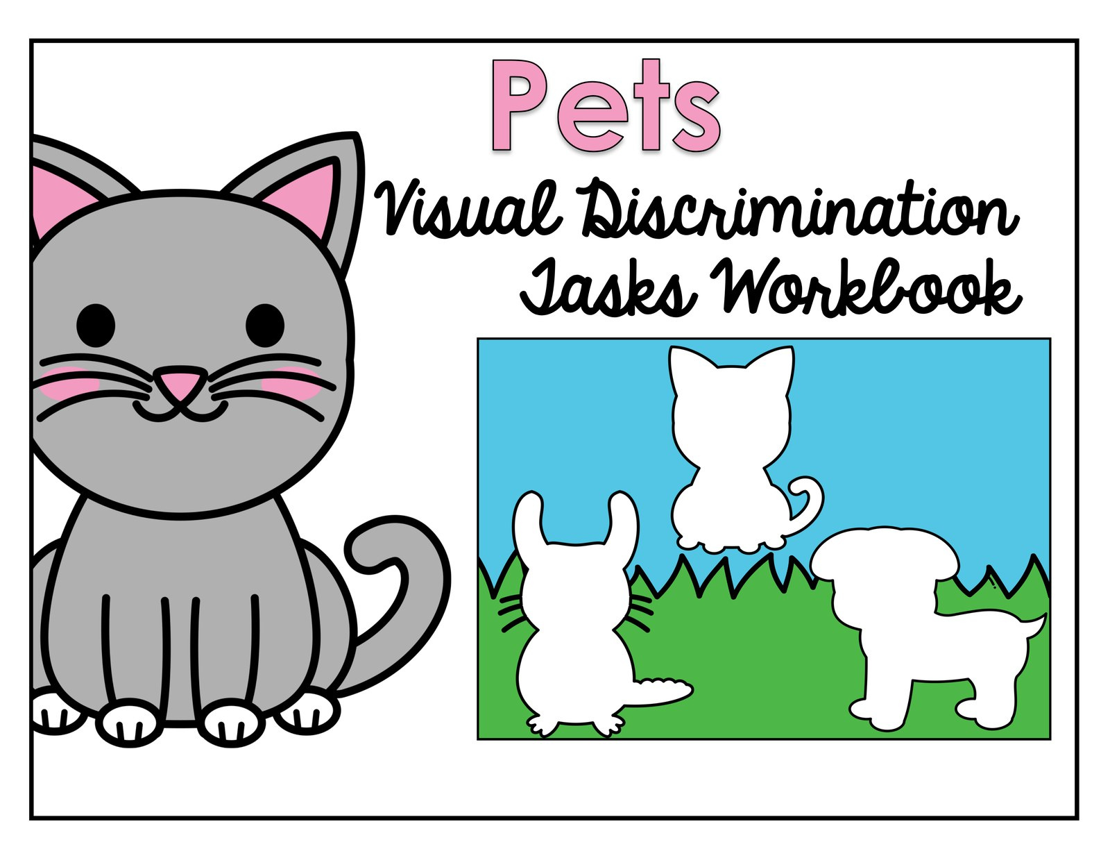 Pets: Make a Match interactive adapted book