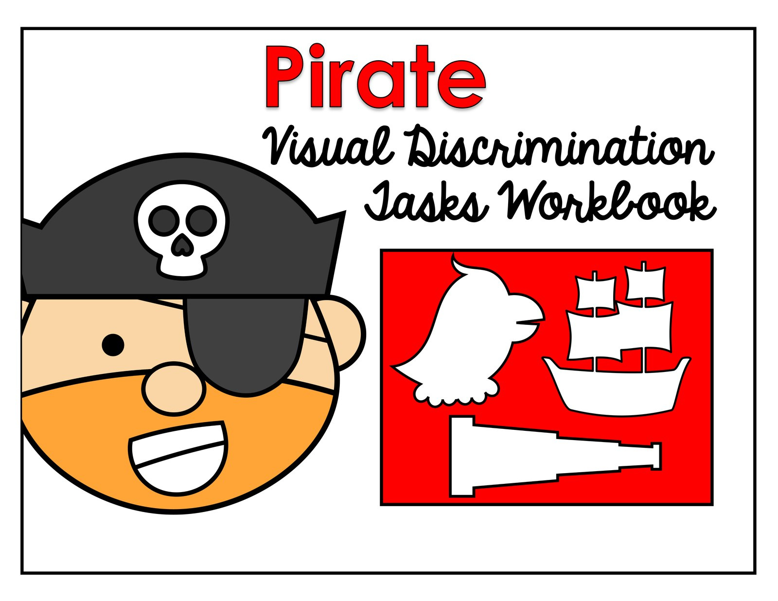 Pirate: Make a Match interactive adapted book