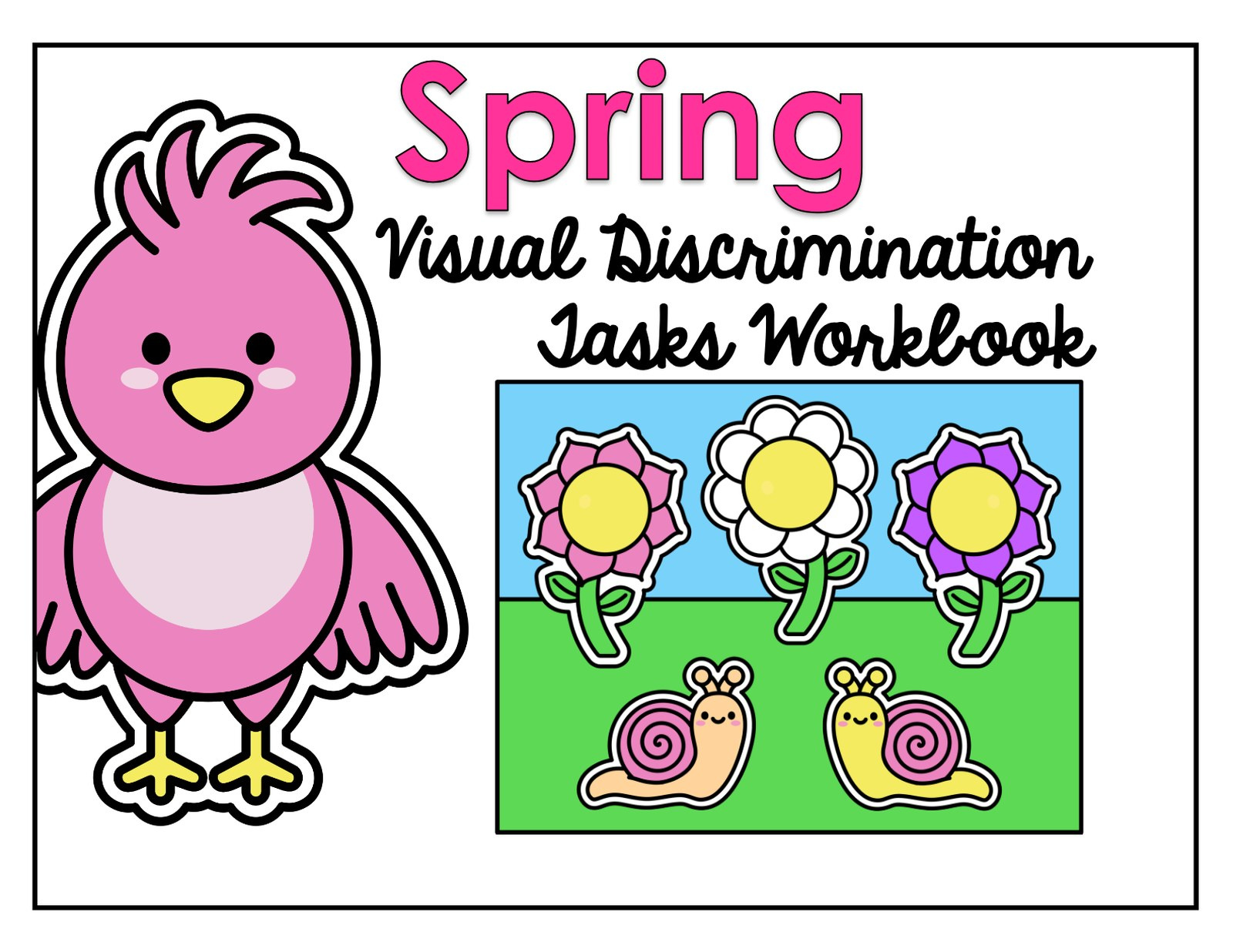 Spring: Make a Match interactive adapted book