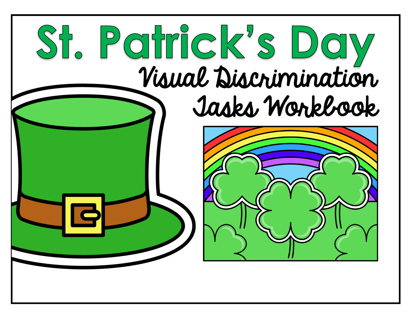St. Patrick's Day: Make a Match interactive adapted book