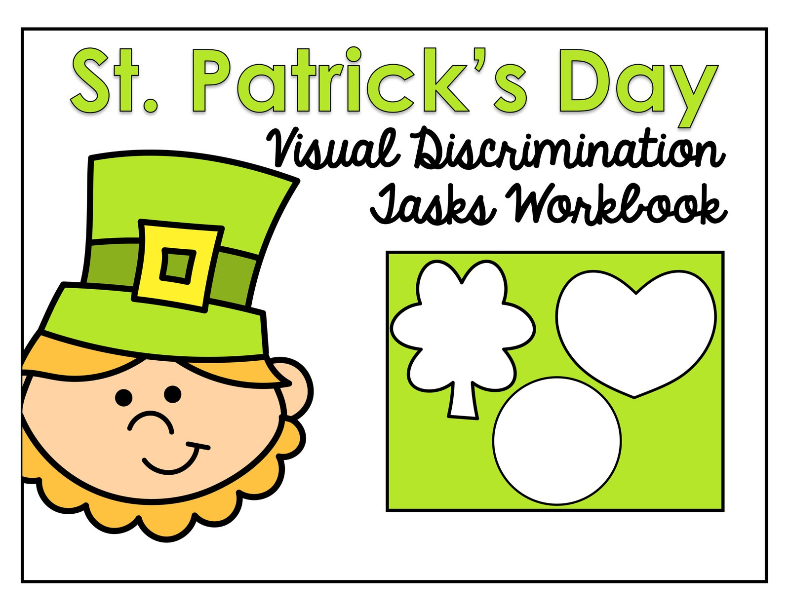 St. Patrick's Day: Make a Match interactive adapted book
