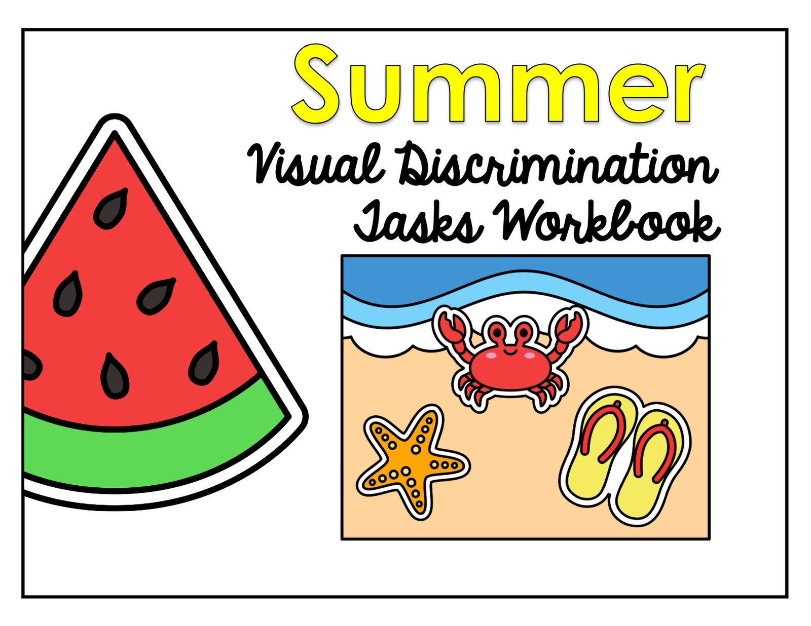 Summer: Make a Match interactive adapted book