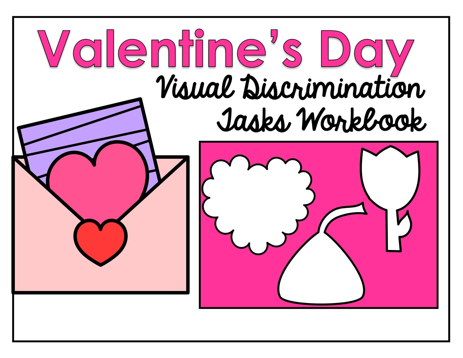 Valentine's Day: Make a Match interactive adapted book