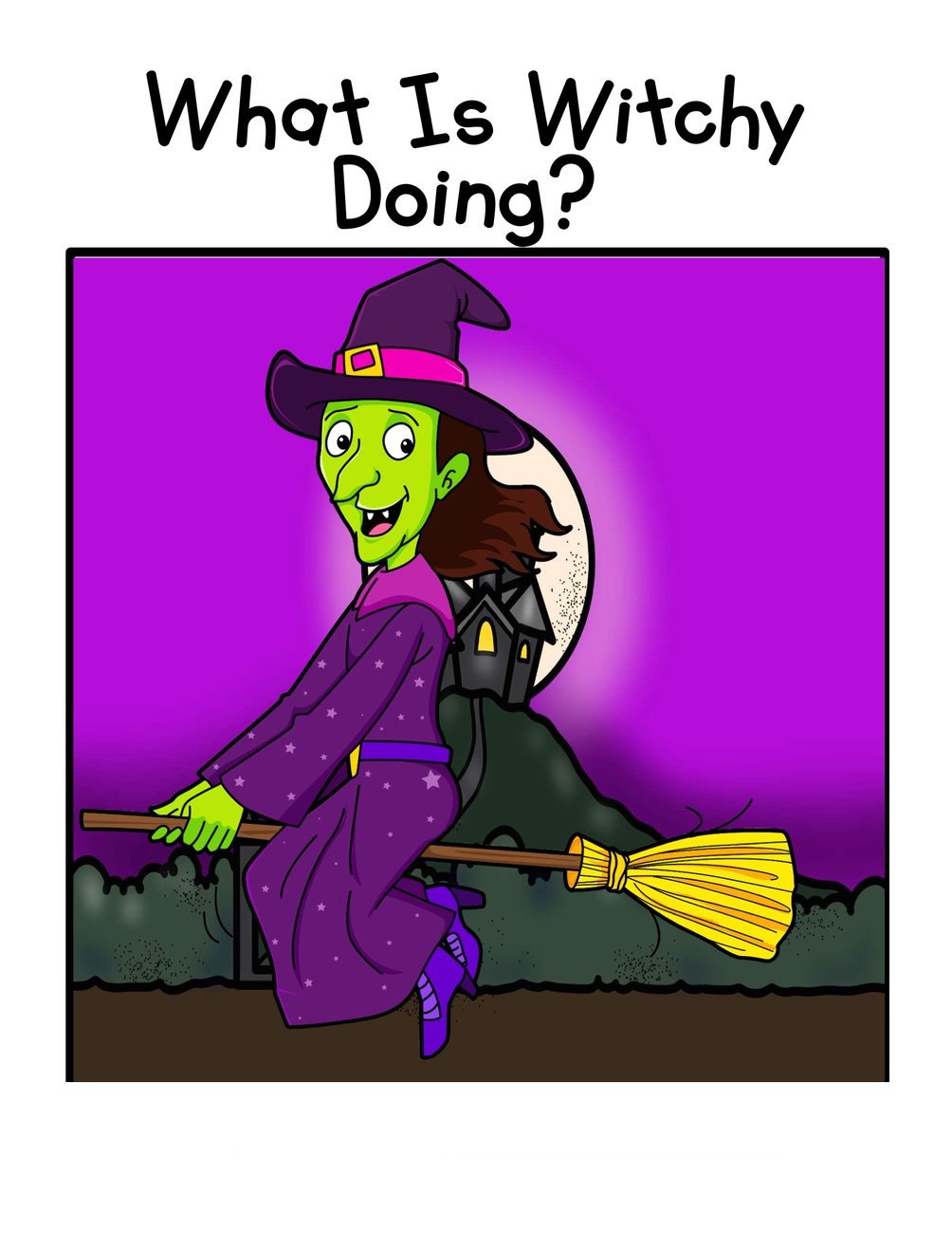 What Is Witchy Doing? digital adapted book for special education