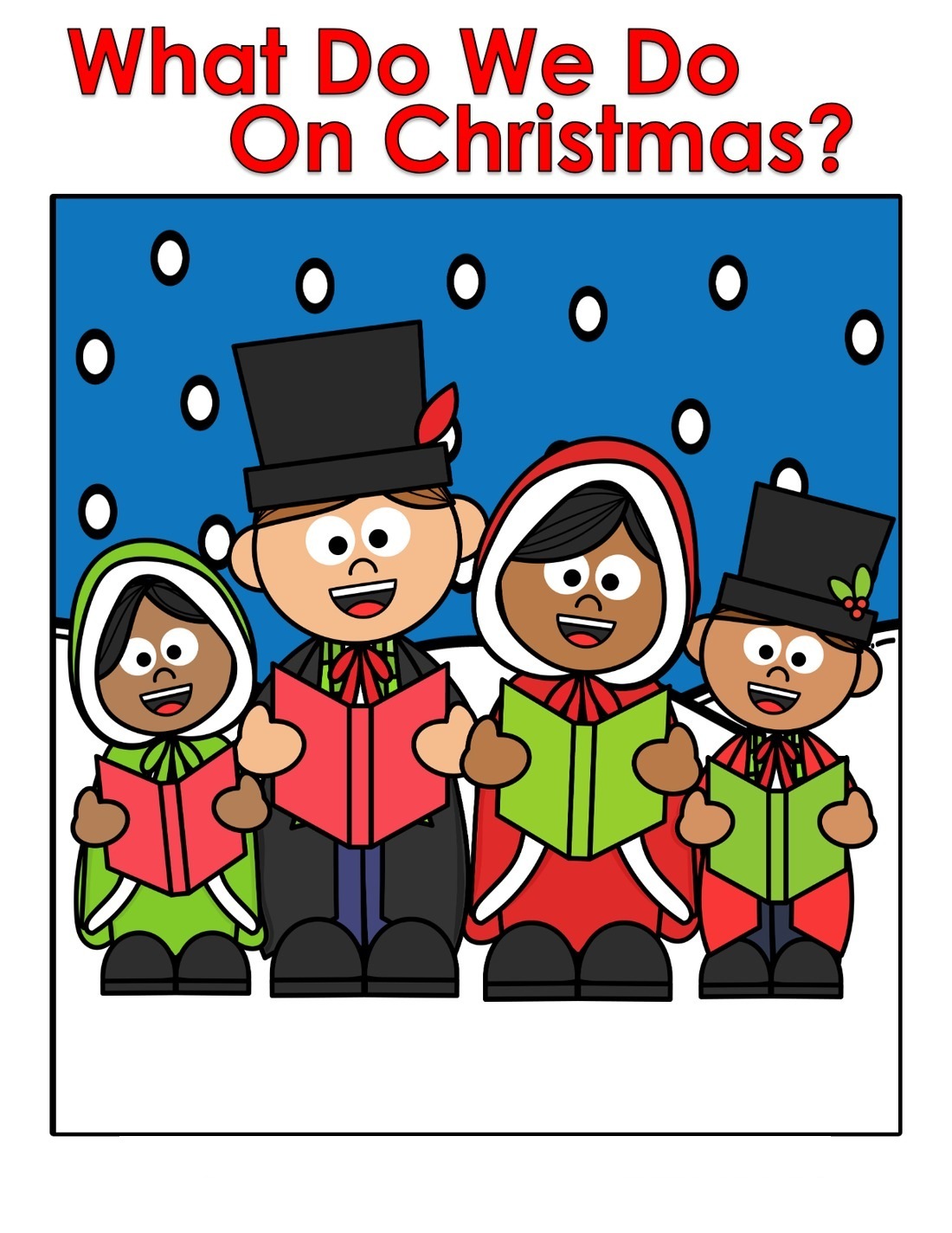 What Do We Do On Christmas? interactive adapted book