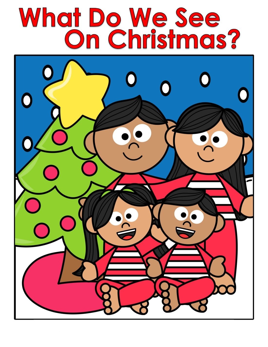 What Do We See On Christmas? interactive adapted book