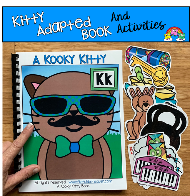 "A Kooky Kitty" Adapted Book And Activities