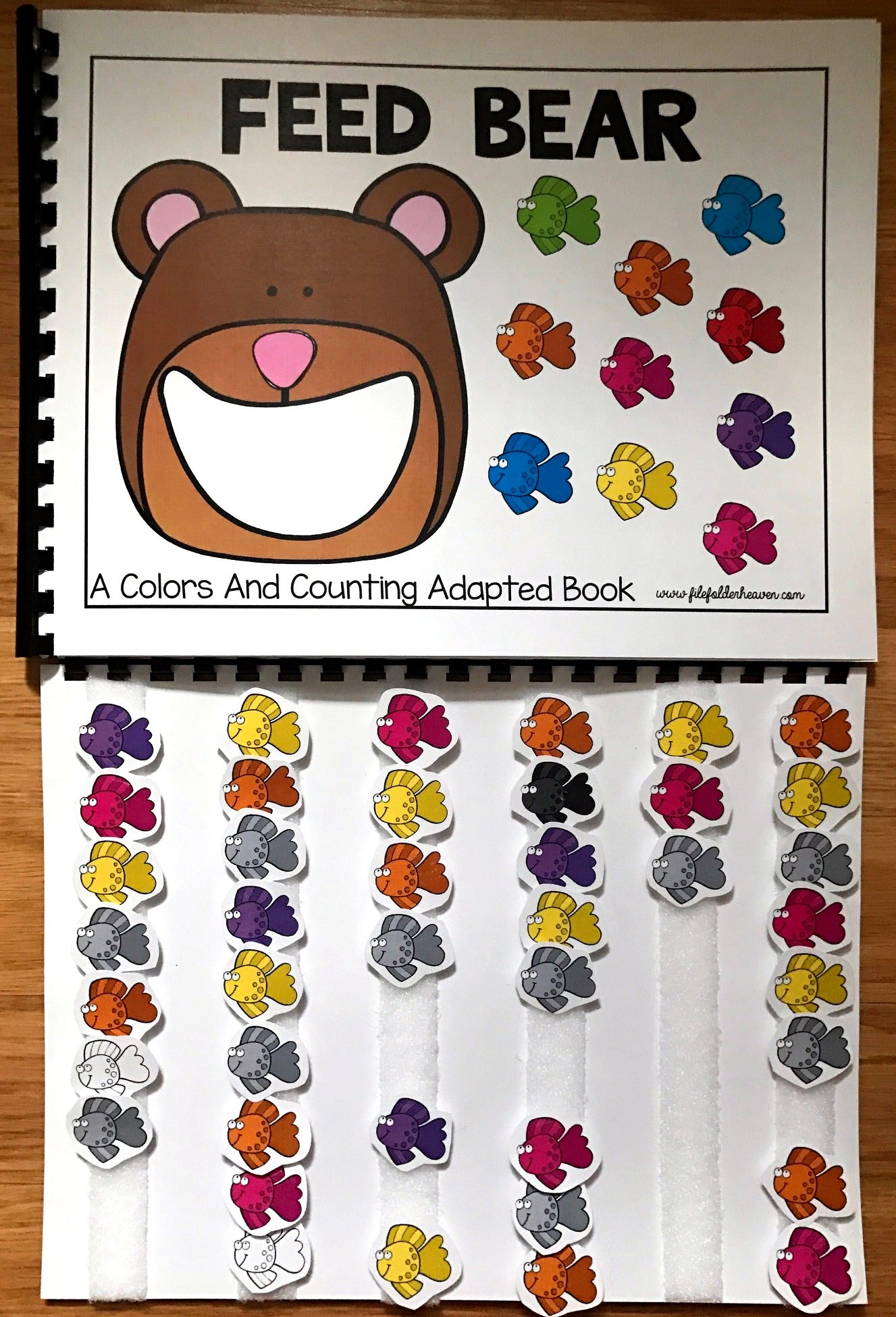 Feed Bear:  A Colors and Counting Adapted Book