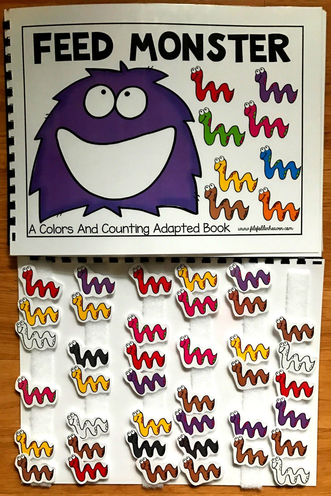 Feed Monster:  A Colors and Counting Adapted Book