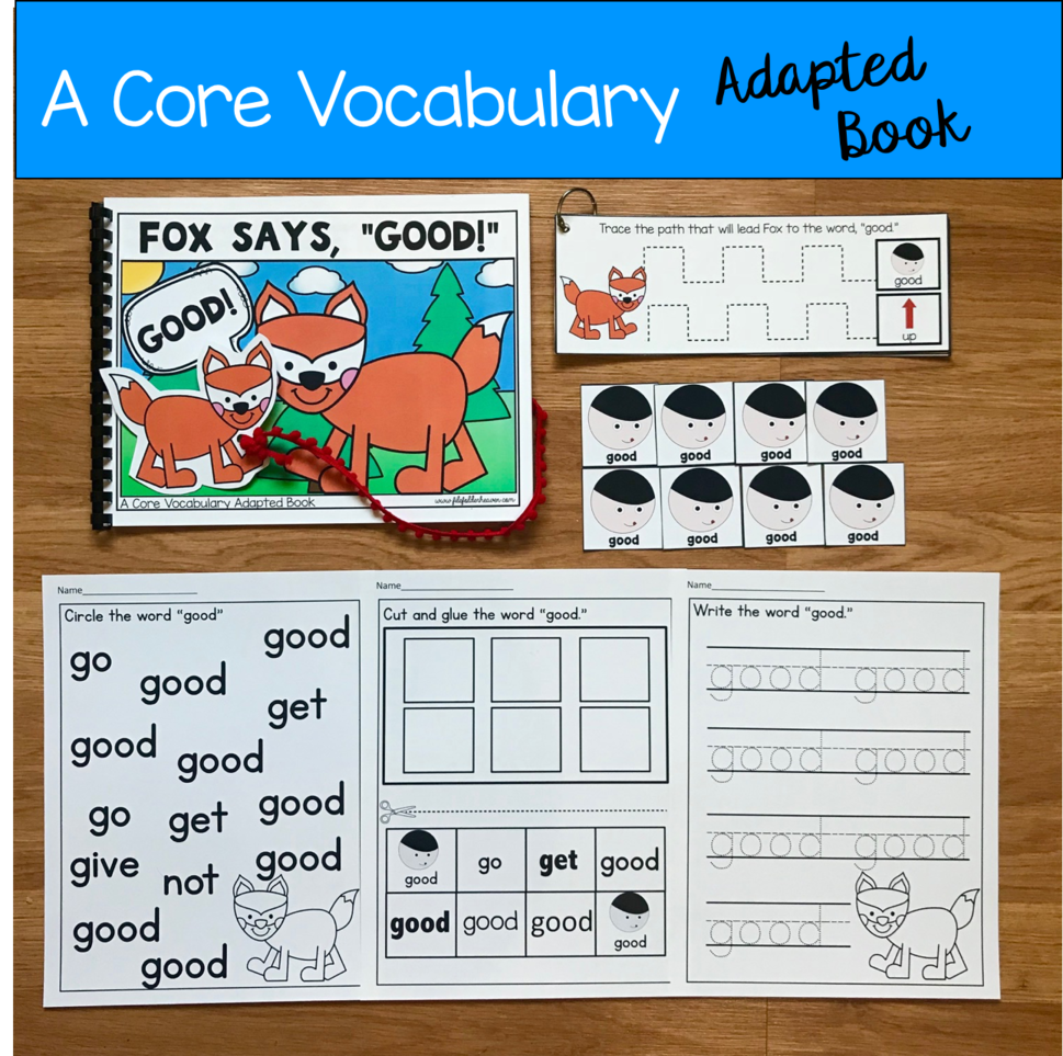 "Fox Says Good" (Working With Core Vocabulary)