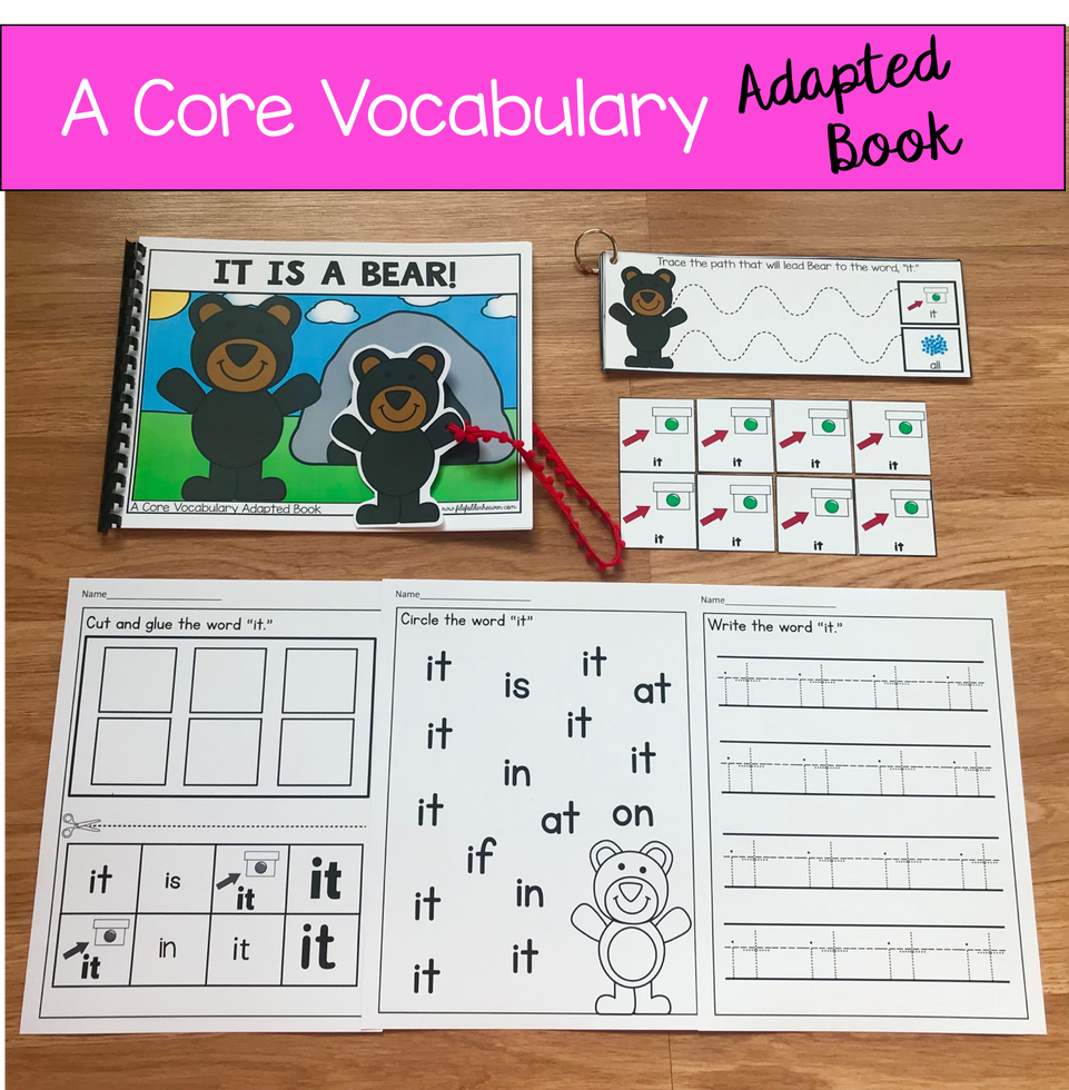 "It Is A Bear!" (Working With Core Vocabulary)