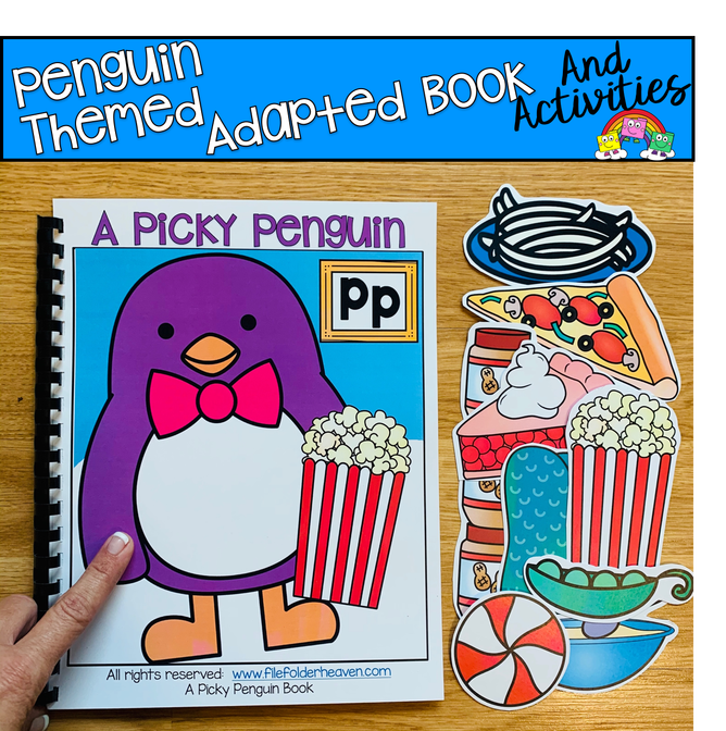 "A Picky Penguin" Adapted Book And Activities