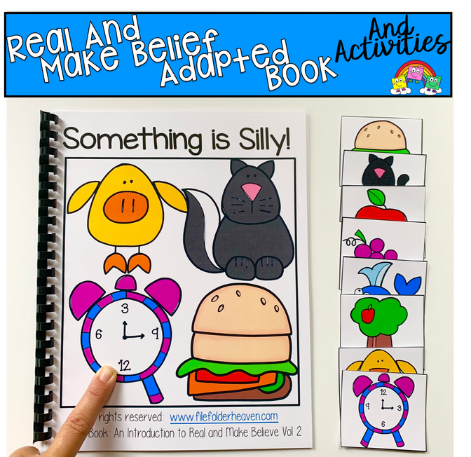Real and Make Belief Adapted Book And Activities (Vol 2)