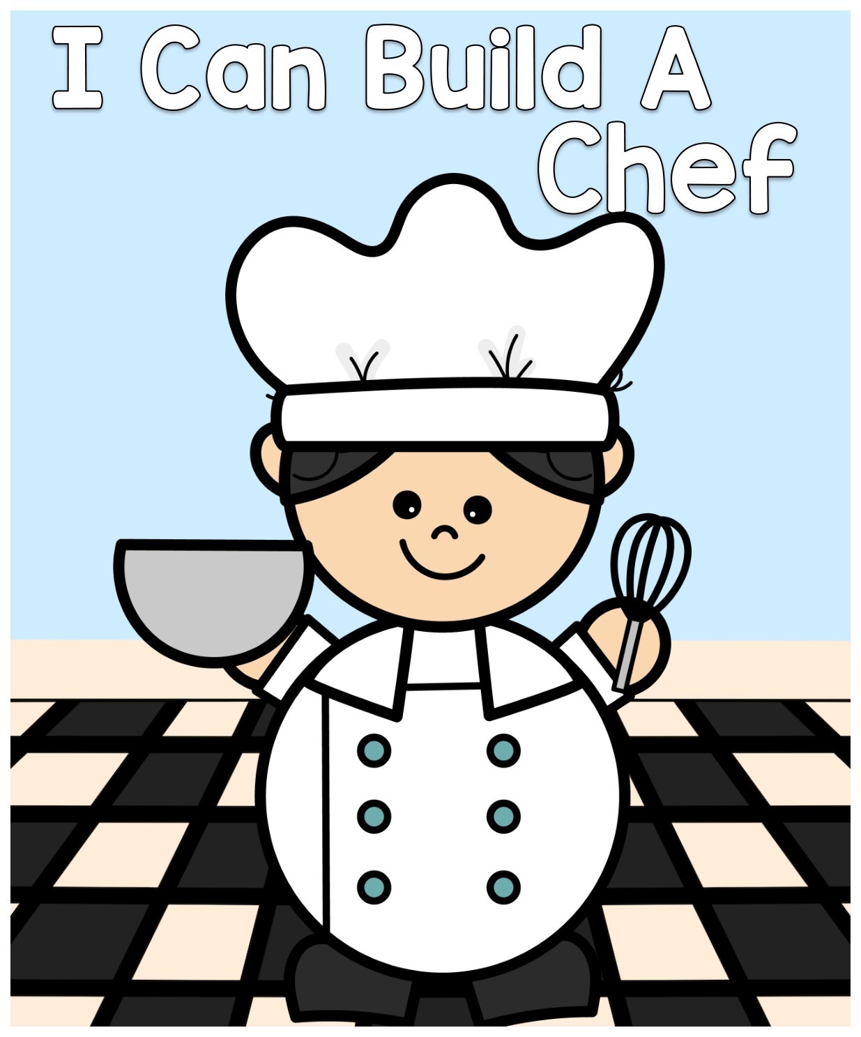 I Can Build a Chef interactive adapted book