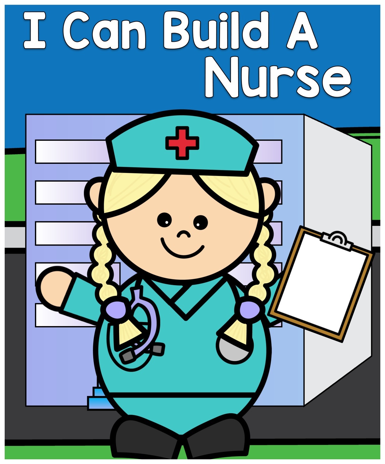 I Can Build a Nurse 2 interactive adapted book