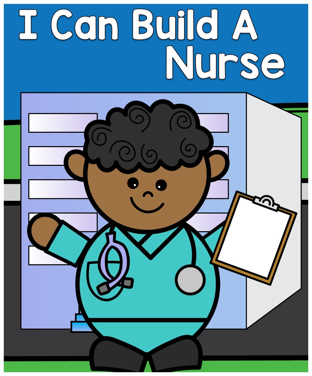 I Can Build a Nurse 3 interactive adapted book