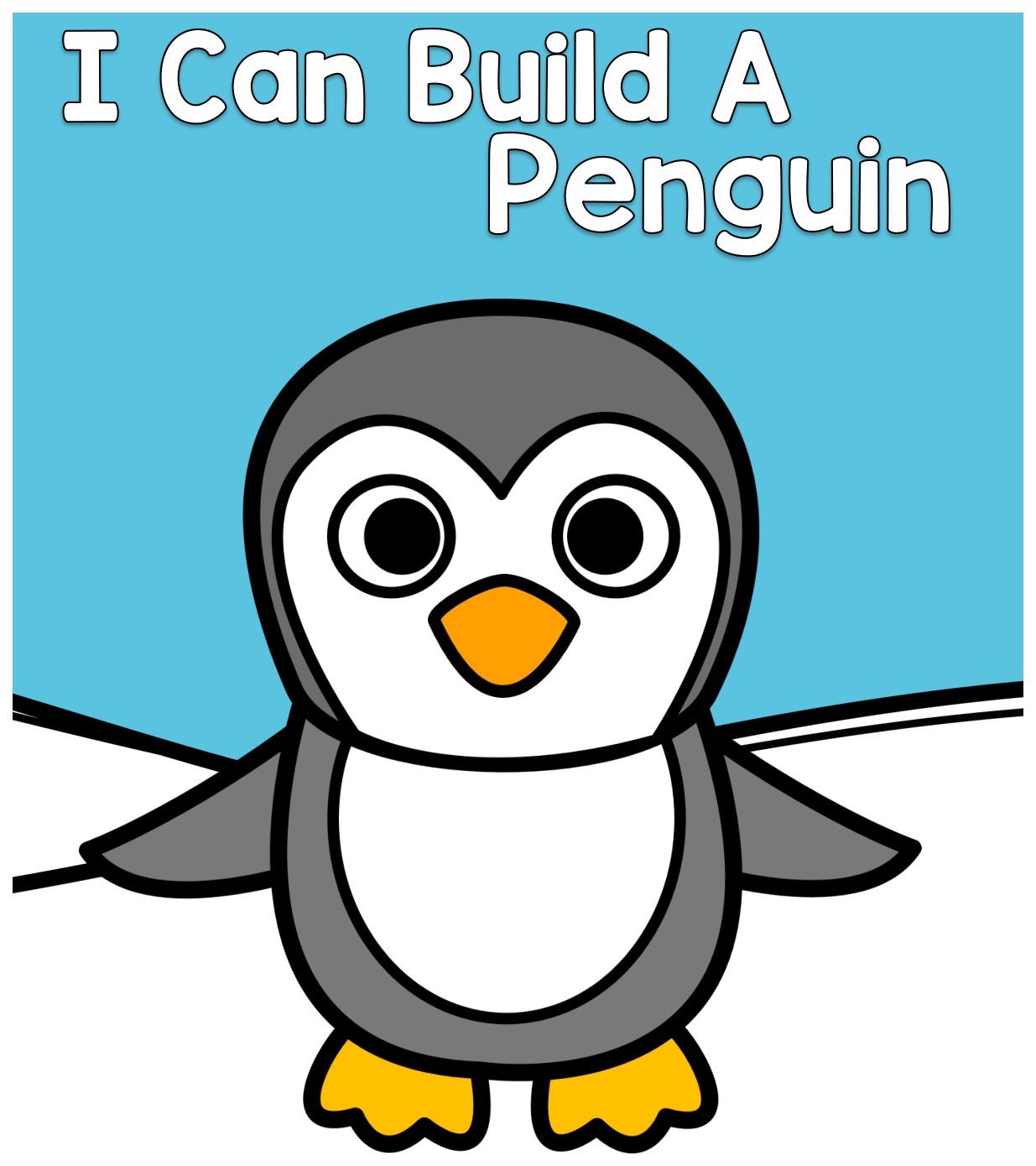 I Can Build a Penguin interactive adapted book