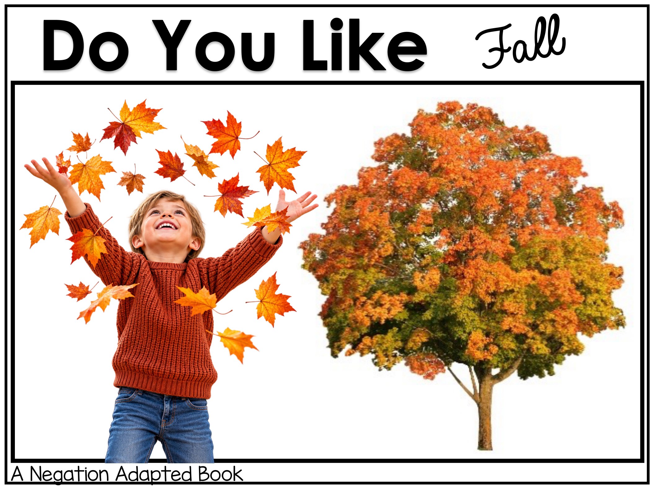 Do You Like? Fall digital adapted book for special education