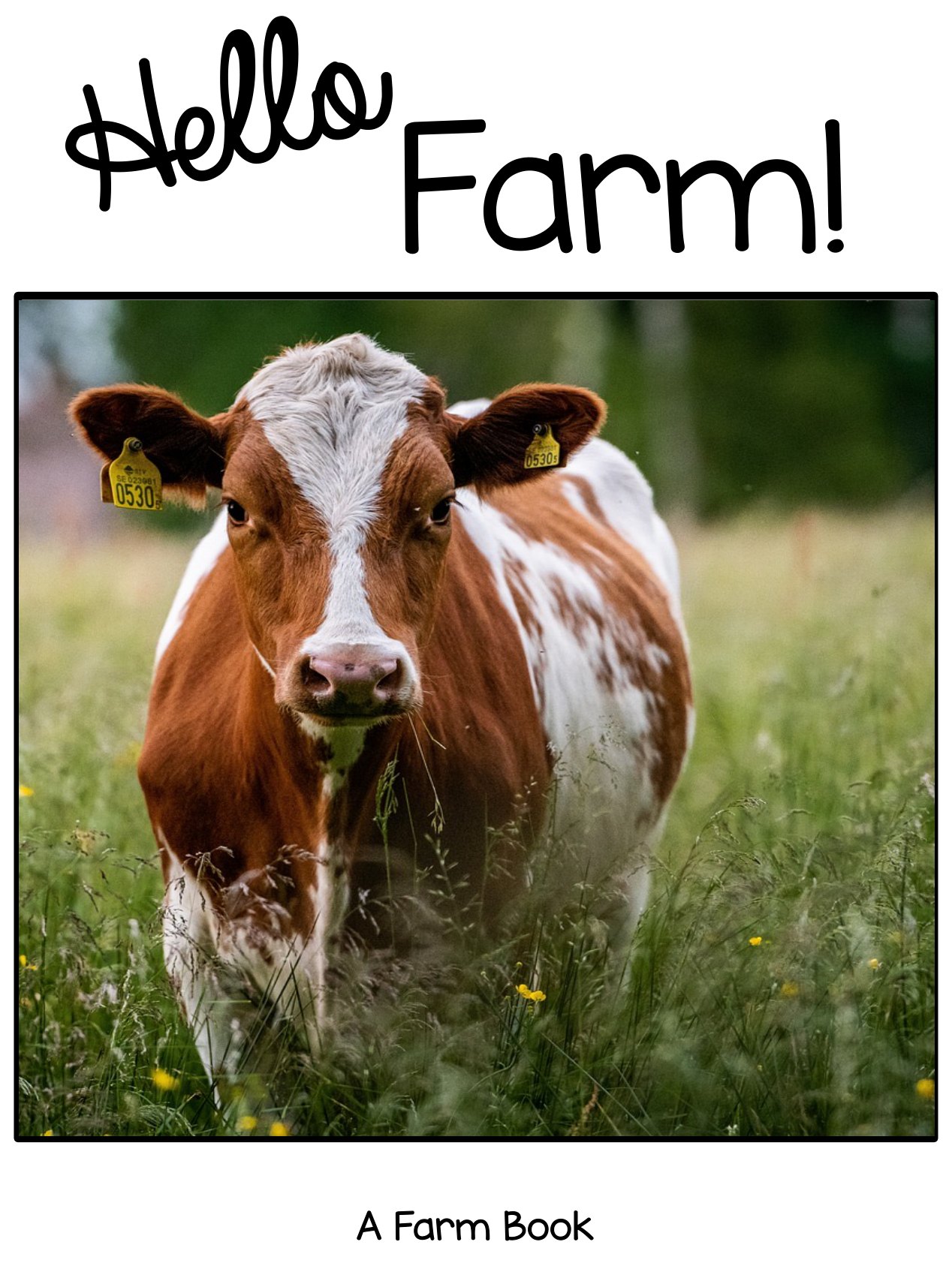 Hello Farm! digital adapted book for special education