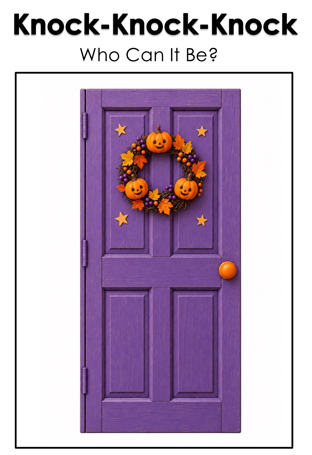 Knock Knock, Who Can It Be? 2 interactive adapted book