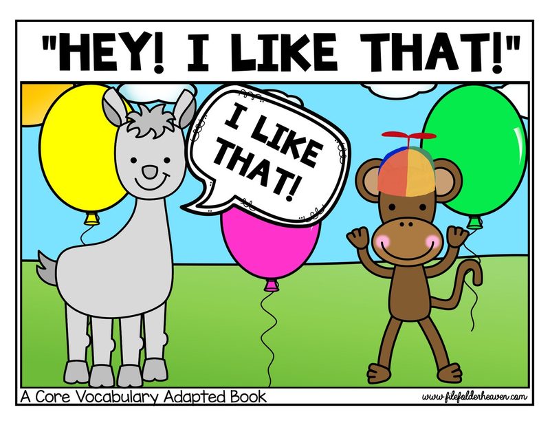 Hey! I Like That! interactive adapted book