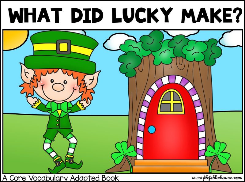 What Did Lucky Make? interactive adapted book