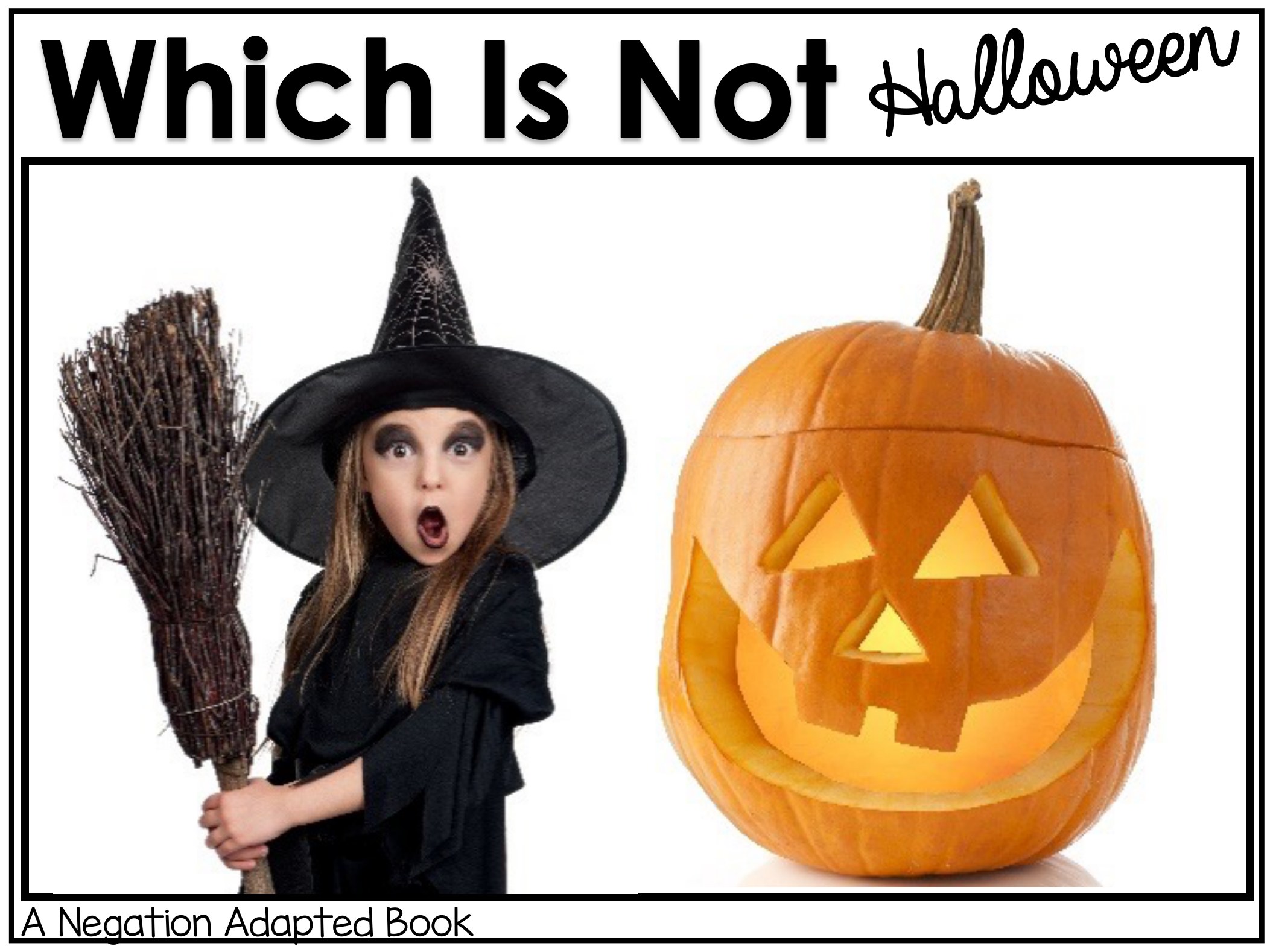 Which Is Not? Halloween digital adapted book for special education