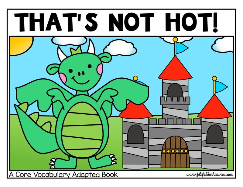 That's Not Hot! interactive adapted book