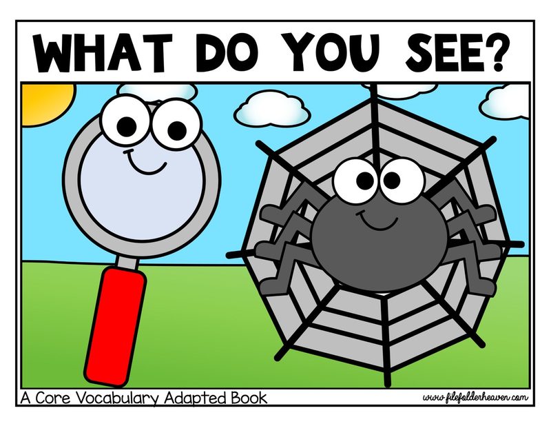 What Do You See? interactive adapted book