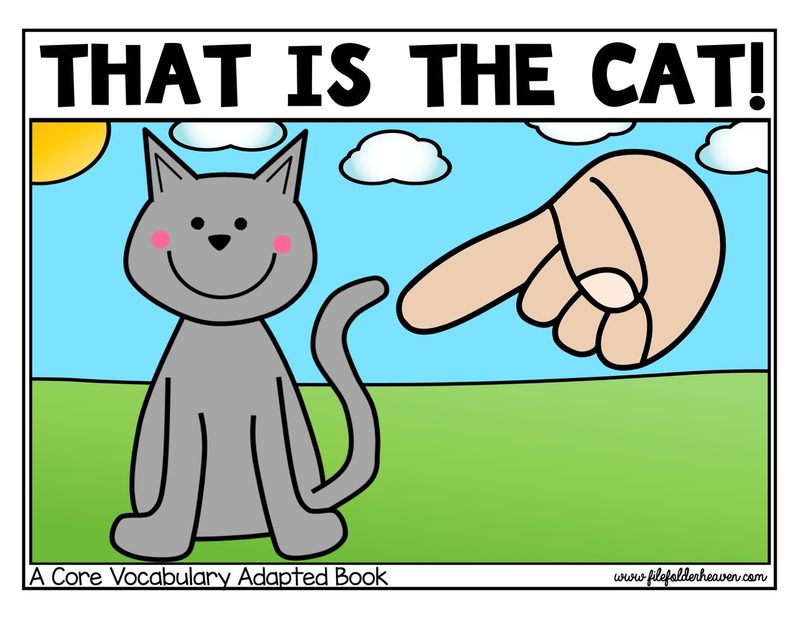 That Is The Cat! interactive adapted book