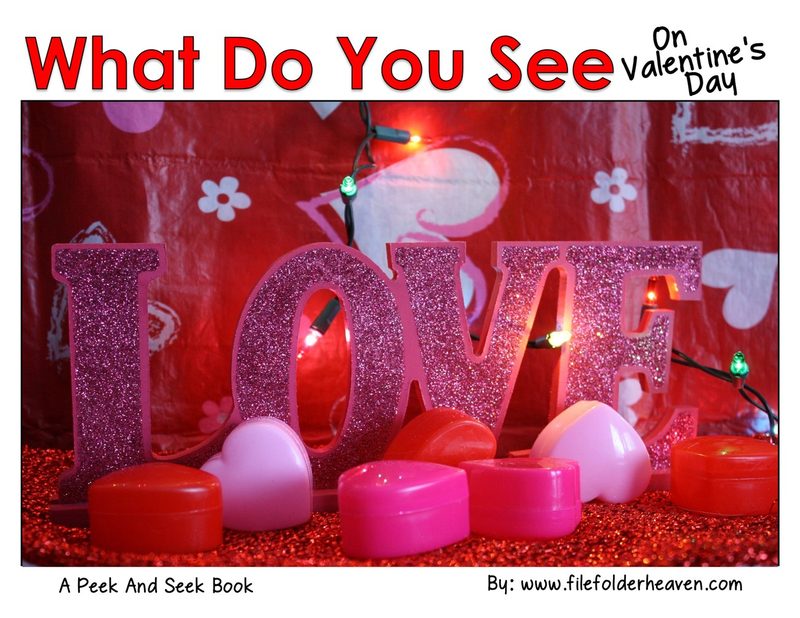 What Do You See On Valentine's Day? interactive adapted book