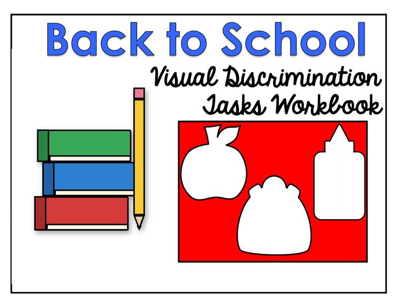 Back To School: Make a Match digital adapted book for special education