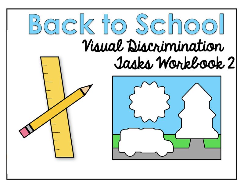 Back To School II: Make a Match digital adapted book for special education