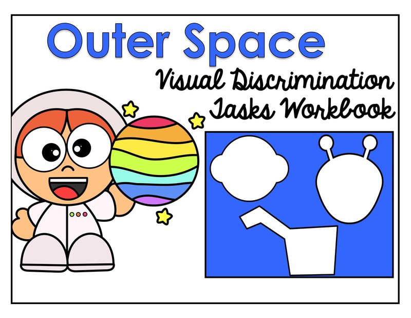 Outer Space: Make a Match digital adapted book for special education