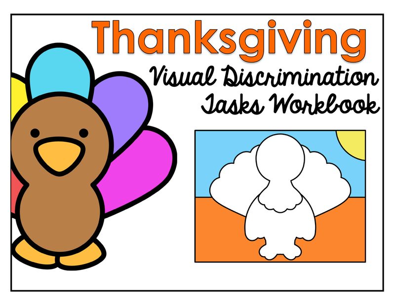 Thanksgiving I: Make a Match digital adapted book for special education