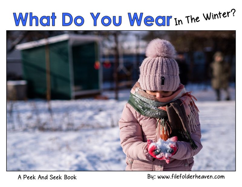 What Do You Wear In the Winter? interactive adapted book