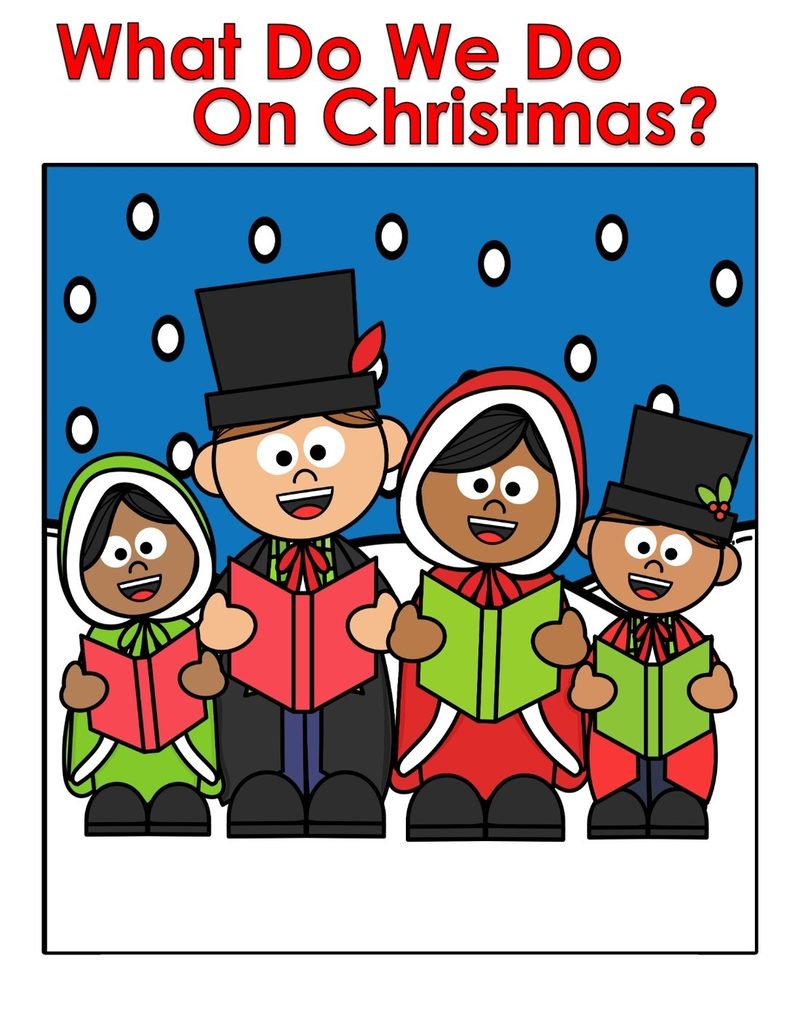 What Do We Do On Christmas? interactive adapted book