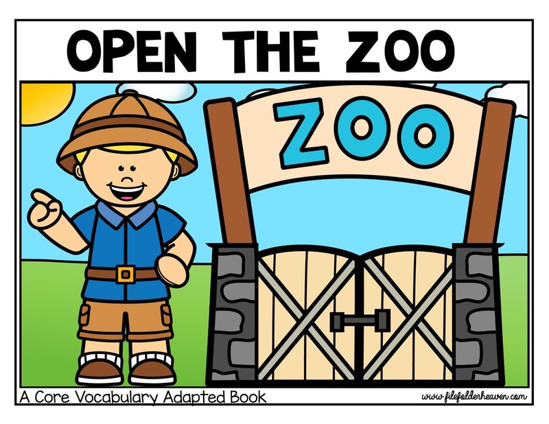 Open the Zoo interactive adapted book